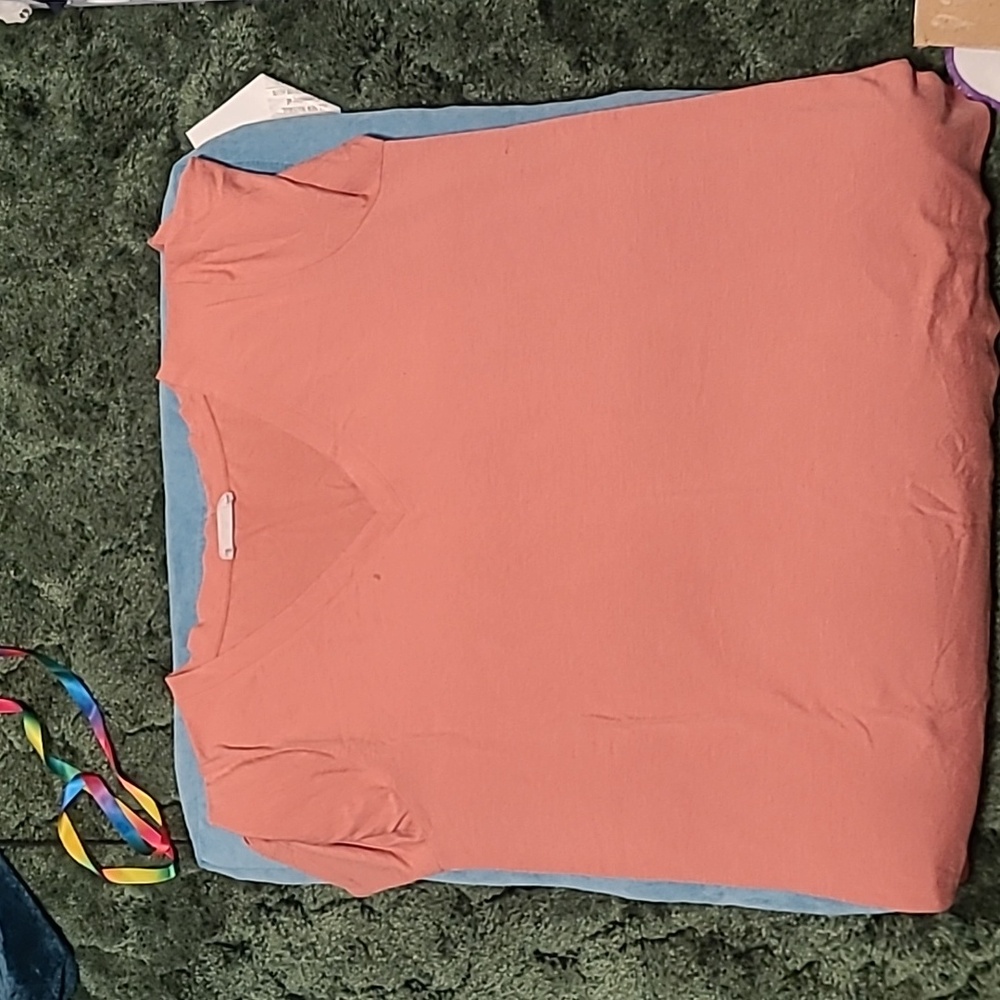 Coral T-shirt 2X Zenana